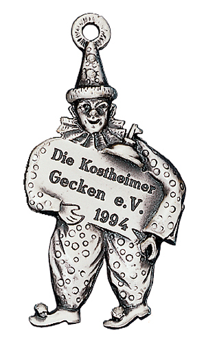 Clown mit Gravurflche - zum Schlieen ins Bild klicken