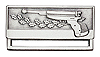 Bandspange - Waffe