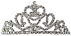 Diadem mit Strass-Steinen
