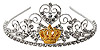 Diadem mit Strass-Steinen