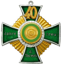 40 Jahre treu d.Verein