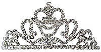 Diadem mit Strass-Steinen