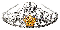 Diadem mit Strass-Steinen